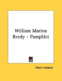 William Marion Reedy - Pamphlet