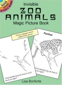 Invisible Zoo Animals Magic Picture Book