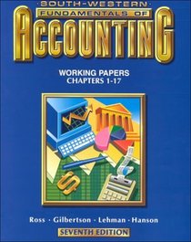 Working Papers Chapters 1-17 for Fundamentals of Accounting