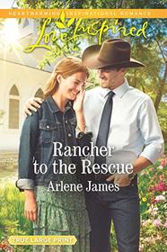 Rancher to the Rescue (Three Brothers Ranch, Bk 2) (Love Inspired, No 1197) (True Large Print)