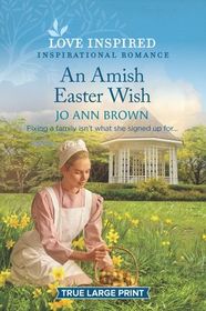 An Amish Easter Wish (Green Mountain Blessings, Bk 2) (Love Inspired, No 1273) (True Large Print)