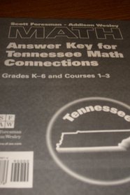 Math Grades K-6 Answer Key for Tennessee Math Connections