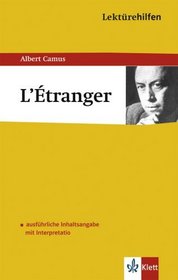 Lektrehilfen Albert Camus: L'Etranger