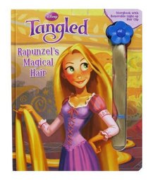 Disney Tangled: Rapunzel's Magical Hair Storybook wiith Light Up Removable Hair