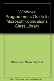 Window Programmer's Guide to Microsoft Foundation Class Library/Book and Disk