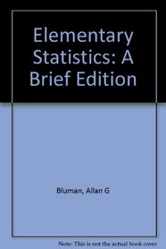 Elementary Statistics: Workbook A Brief Edition