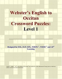 Webster's English to Occitan Crossword Puzzles: Level 1