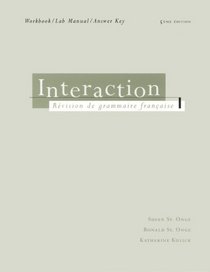 Interaction: Cahier De Laboratoire Et De Travaux Pratiques