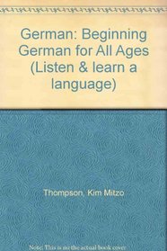 German (Listen & Learn a Language)