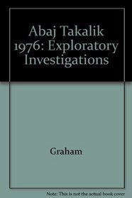 Abaj Takalik 1976: Exploratory Investigations