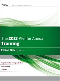 The 2013 Pfeiffer Annual: Training