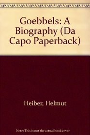 Goebbels (Da Capo Paperback)