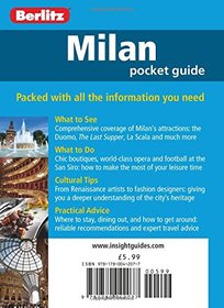 Berlitz: Milan Pocket Guide (Berlitz Pocket Guides)