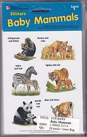 Baby Mammals Sticker Pack