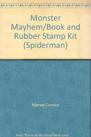 Monster Mayhem / Book and Rubber Stamp Kit (Spiderman)