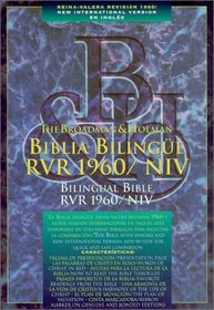 The Broadman & Holman Biblia Bilingue Rvr 1960/Niv: Black Bonded Leather : Indexed (Spanish Edition)