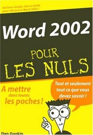 Word 2002 pour les nuls