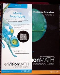 Envision Math Te Program Overview Grade 2