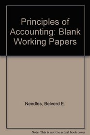 Principles of Accounting: Blank Working Papers