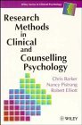 Research Methods in Clinical and Counselling Psychology (Wiley Series in Clinical Psychology)