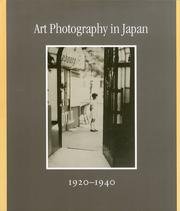 Art Photography in Japan: 1920-1940