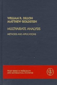 Multivariate Analysis : Methods and Applications (Wiley Series in Probability and Statistics)