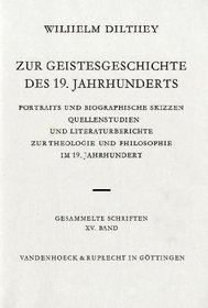 Zur Geistesgeschichte des 19. Jahrhunderts.