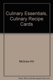 Culinary Essentials, Culinary Recipe Cards