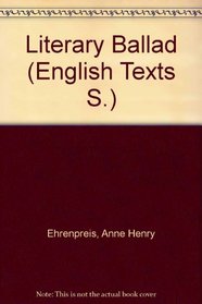 Literary Ballad (English Texts)