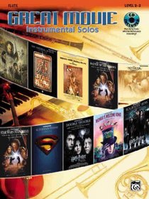 Great Movie Instrumental Solos Book & CD (Flute)