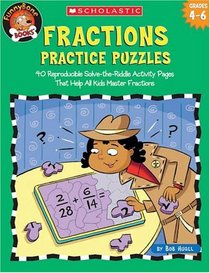 Funnybone Books: Fractions Practice Puzzles (Grades 4-6)