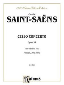 Cello Concerto, Op. 33 (Kalmus Edition)