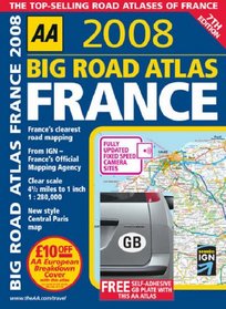 AA 2008 Big Road Atlas France (Aa Atlases)