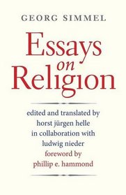 Essays on Religion (Society for the Scientific Study of Religion Monograph Serie)