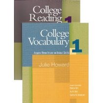 College Reading 1 + College Vocabulary 1 (Houghton Mifflin English for Academic Success Series)