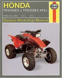 Haynes Repair Manual: Honda TRX300EX & TRX400ex ATV's 1993-2004