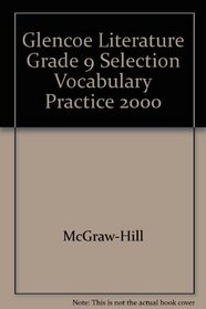 Glencoe Literature: The Reader's Choice, Course 4, Selection Vocabulary Practice