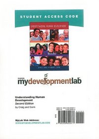 MyDevelopmentLab Student Access Code Card for Understanding Human Development (Standalone) (2nd Edition) (Mydevelopmentlab (Access Codes))