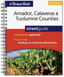 Street Guide Amador/Calaveras/Tuolumne Counties, California