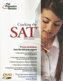 Cracking the SAT with DVD, 2008 Edition (College Test Prep)
