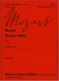 Rondo in A Minor, KV511 (English and German Edition)