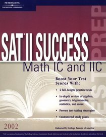 SAT II Success MATH 1C and 2C 2002 (Peterson's SAT II Success)