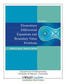 Elementrary Differential Equations and Boundary Value Problems (Department of Mathematics University of Missouri-Columbia)
