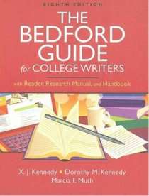 Bedford Guide for College Writers 8e 4-in-1 cloth & Exercise Central to Go