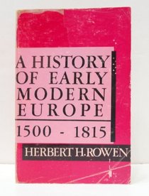 A History of Early Modern Europe 1500 - 1815