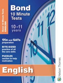 Bond 10 Minute Tests 10-11 Years