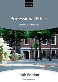 Professional Ethics (Bar Manual: Professional Ethics (Inns of Court School of Law)