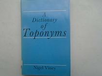 Dictionary of Toponyms