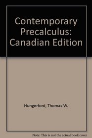 Contemporary Precalculus: Canadian Edition