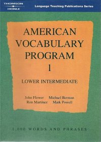 American Vocabulary Program Student Book 1 (Lower Intermediate)